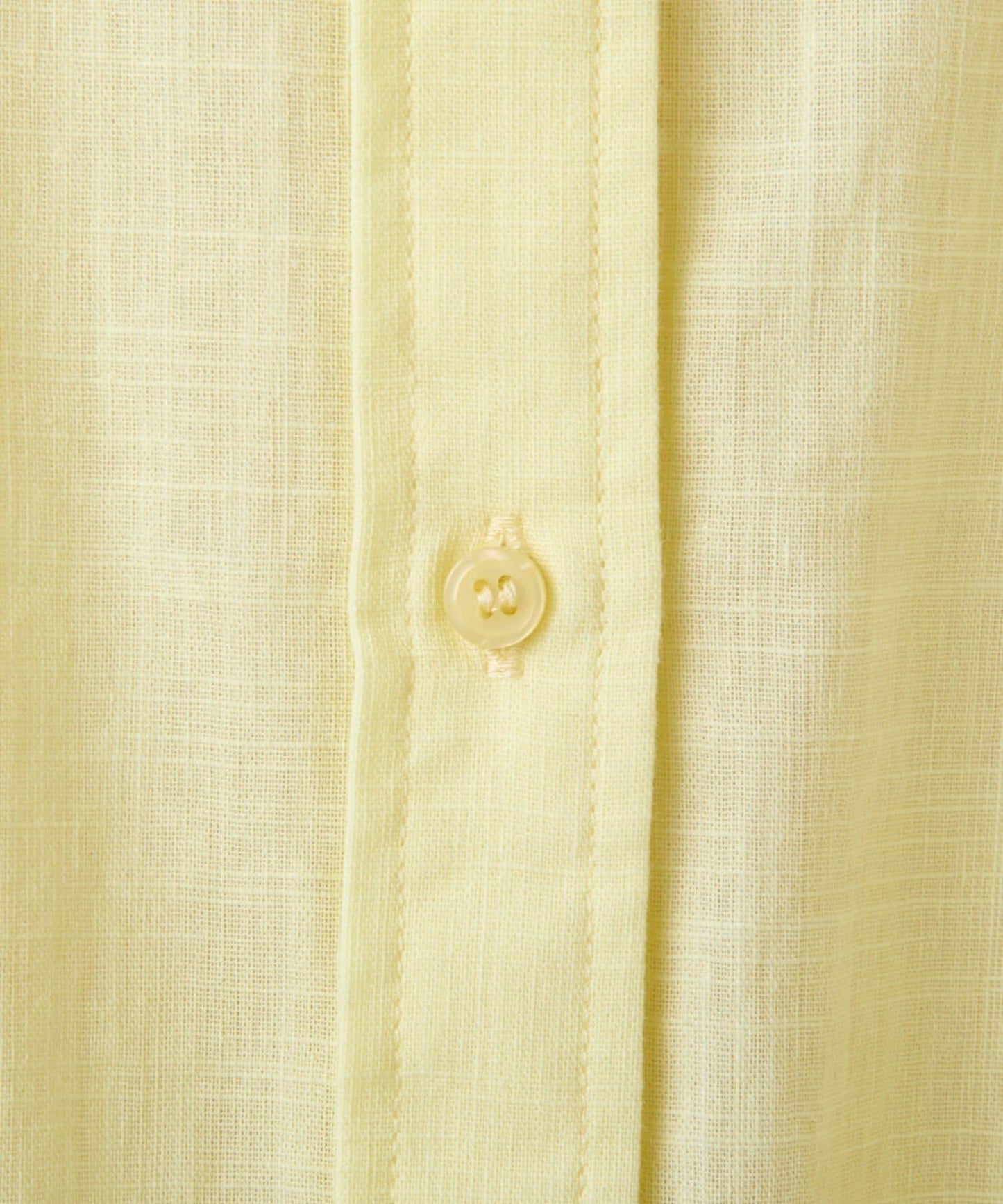 清爽亞麻混後扭結設計襯衫