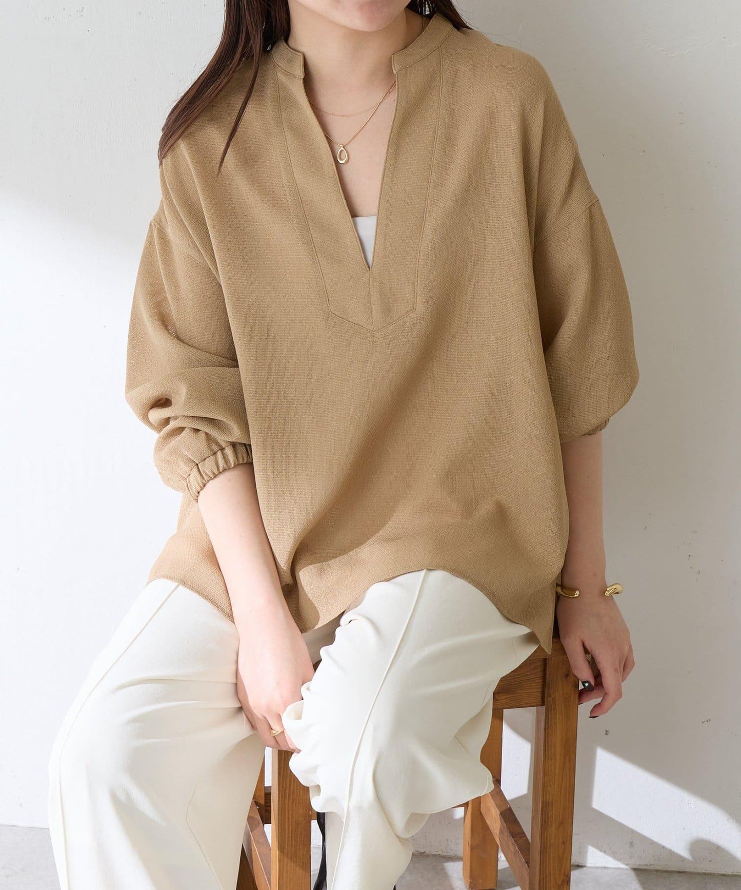 夏季可穿 長袖 復古網紗 襯衫