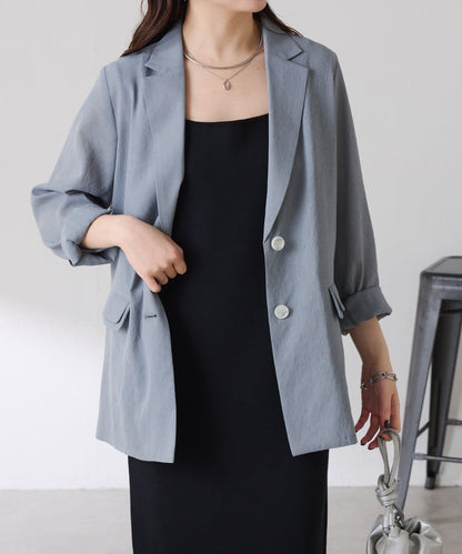 前後兩穿 雙尺碼 米蘭羅紋針織連衣裙