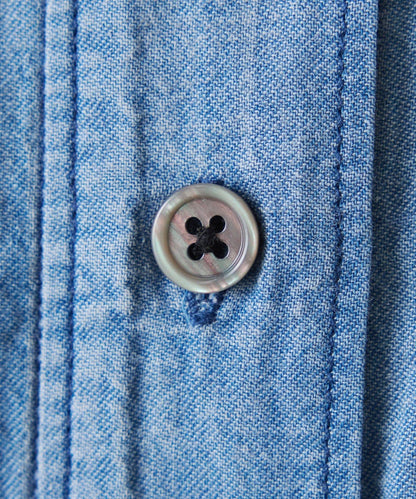 可調節衣長 輕薄牛仔 蝙蝠袖 Q.anos 襯衫