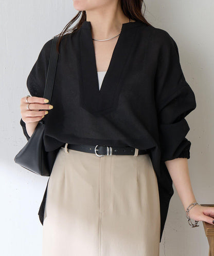 夏季可穿 長袖 復古網紗 襯衫