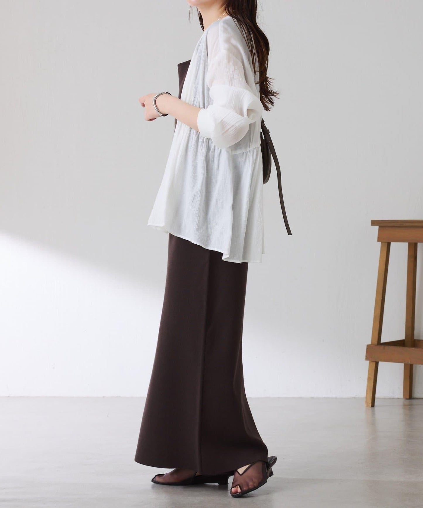 前後兩穿 雙尺碼 米蘭羅紋針織連衣裙