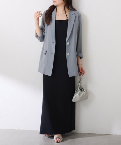 前後兩穿 雙尺碼 米蘭羅紋針織連衣裙