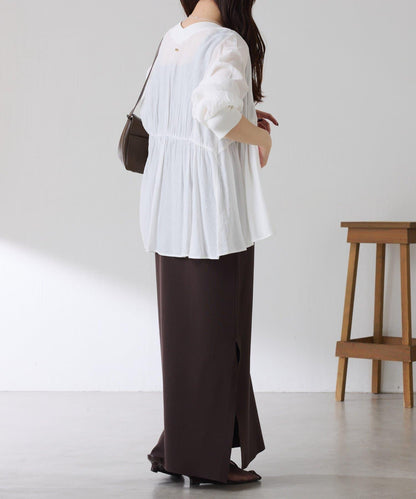 前後兩穿 雙尺碼 米蘭羅紋針織連衣裙