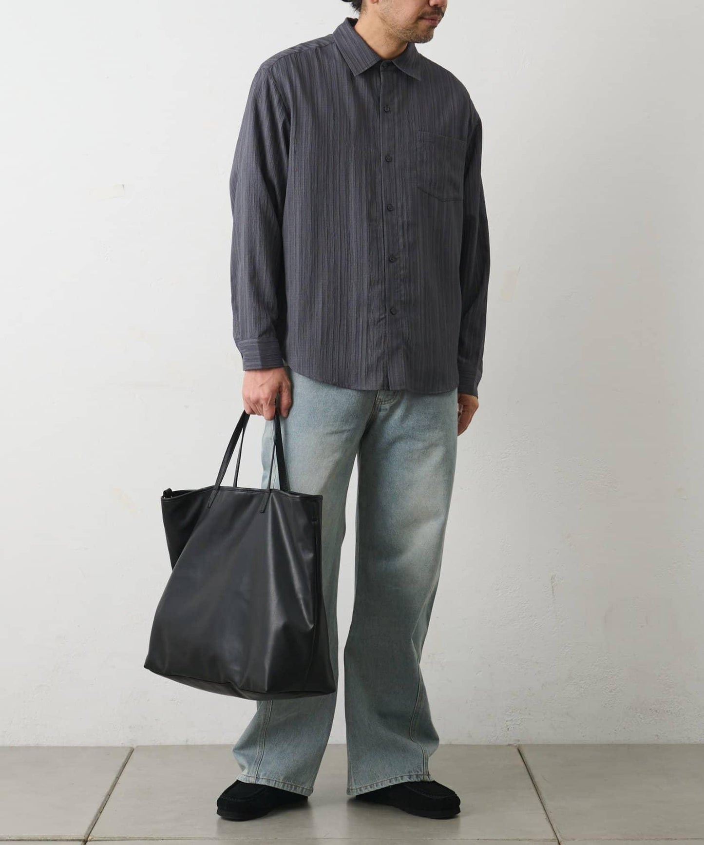 2WAY 大號皮革托特包