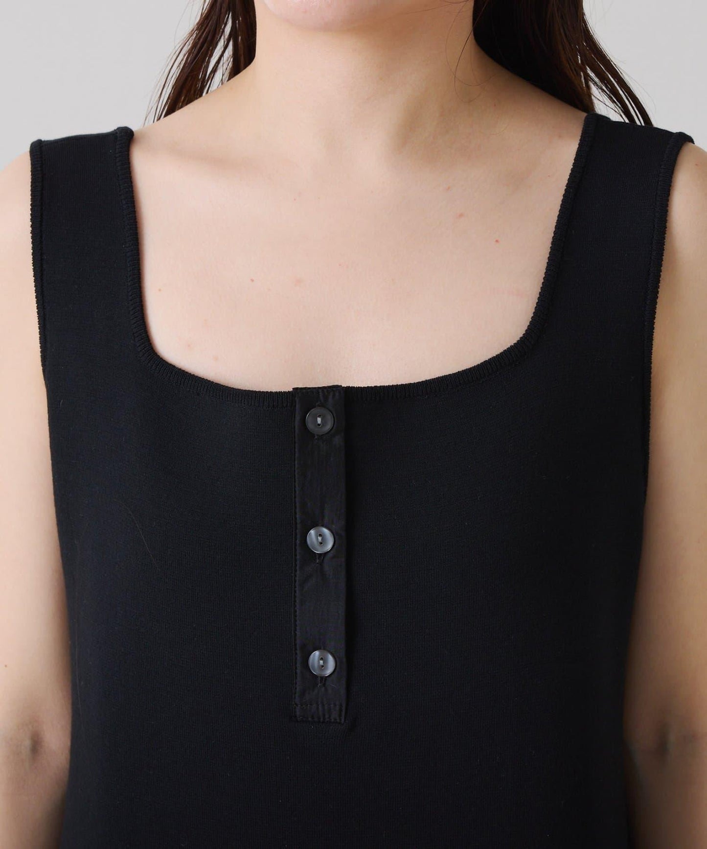 前後兩穿 雙尺碼 米蘭羅紋針織連衣裙