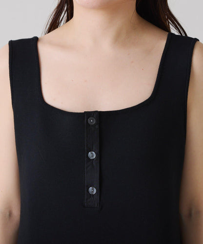 前後兩穿 雙尺碼 米蘭羅紋針織連衣裙