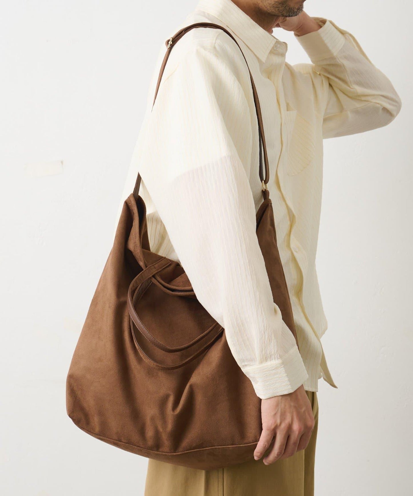 2WAY 大號皮革托特包