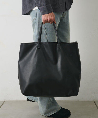 2WAY 大號皮革托特包