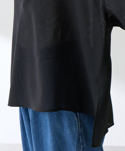 夏季可穿 長袖 復古網紗 襯衫