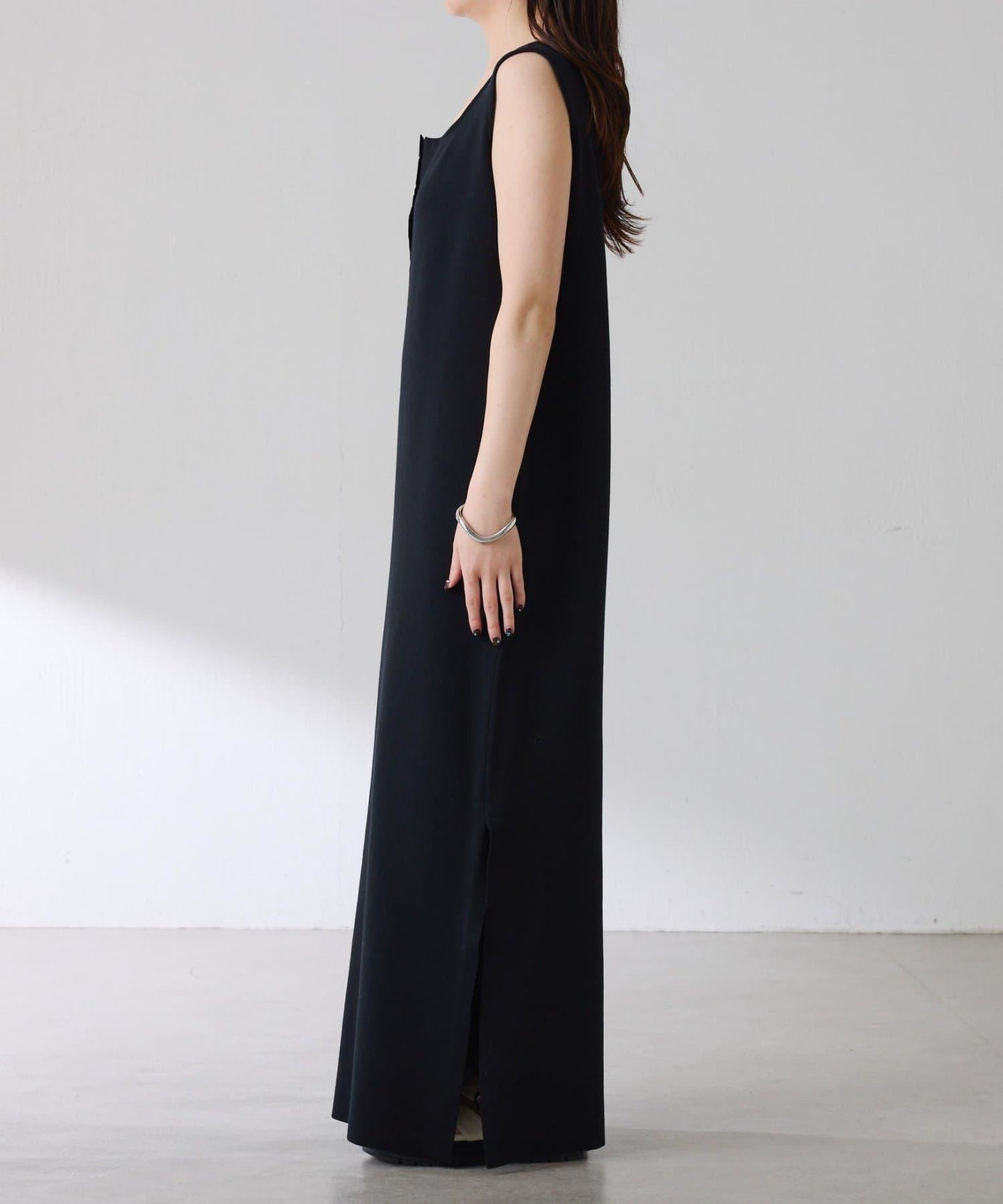 前後兩穿 雙尺碼 米蘭羅紋針織連衣裙