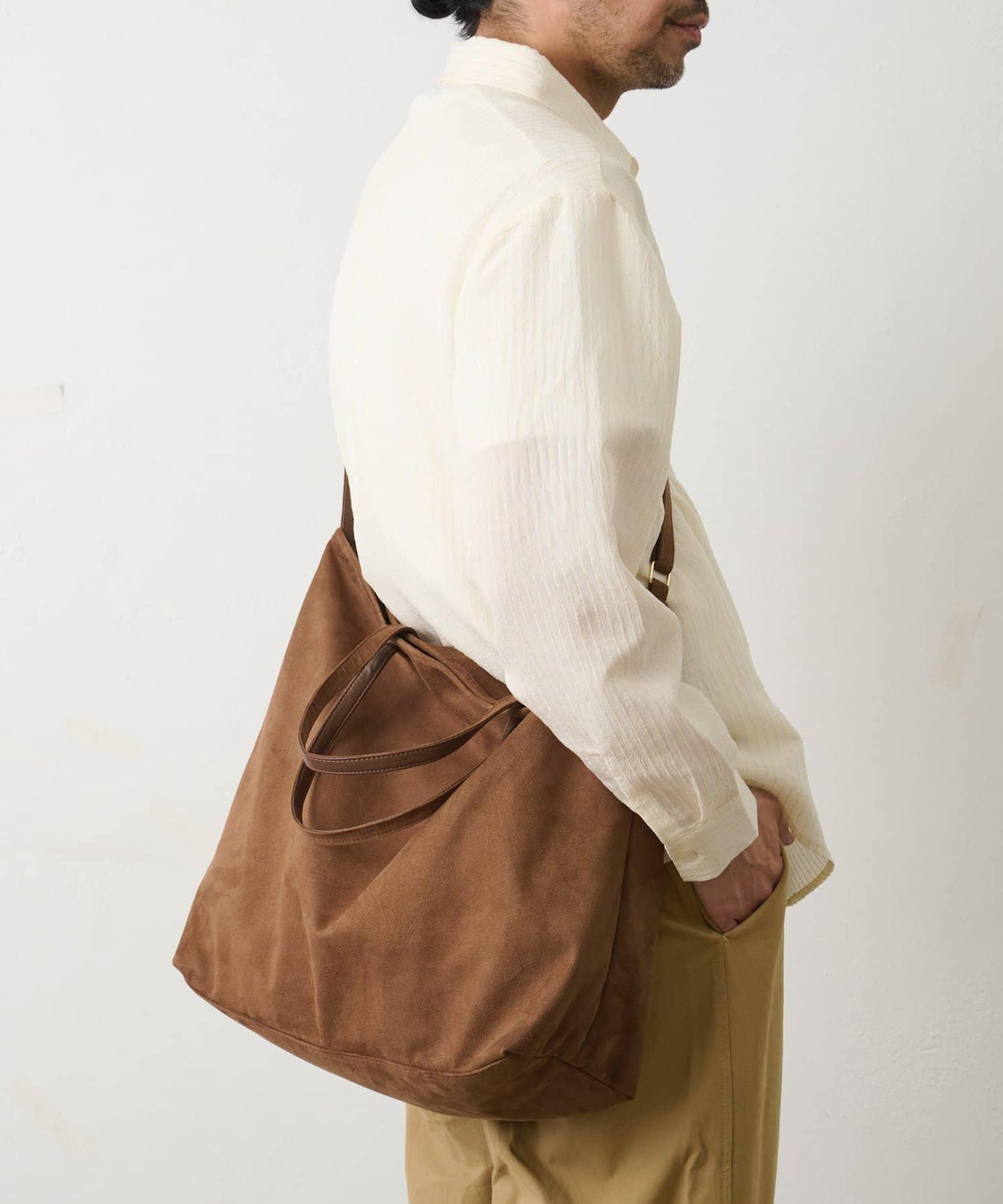 2WAY 大號皮革托特包