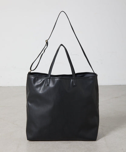 2WAY 大號皮革托特包