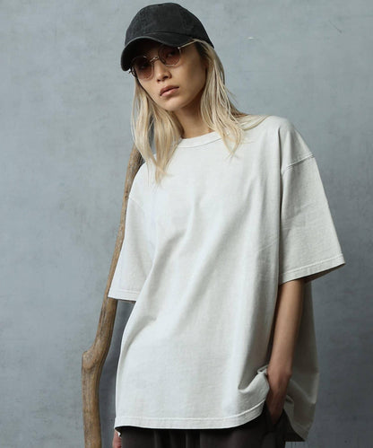 paradigm 生物酶洗褪色圓領短袖T恤