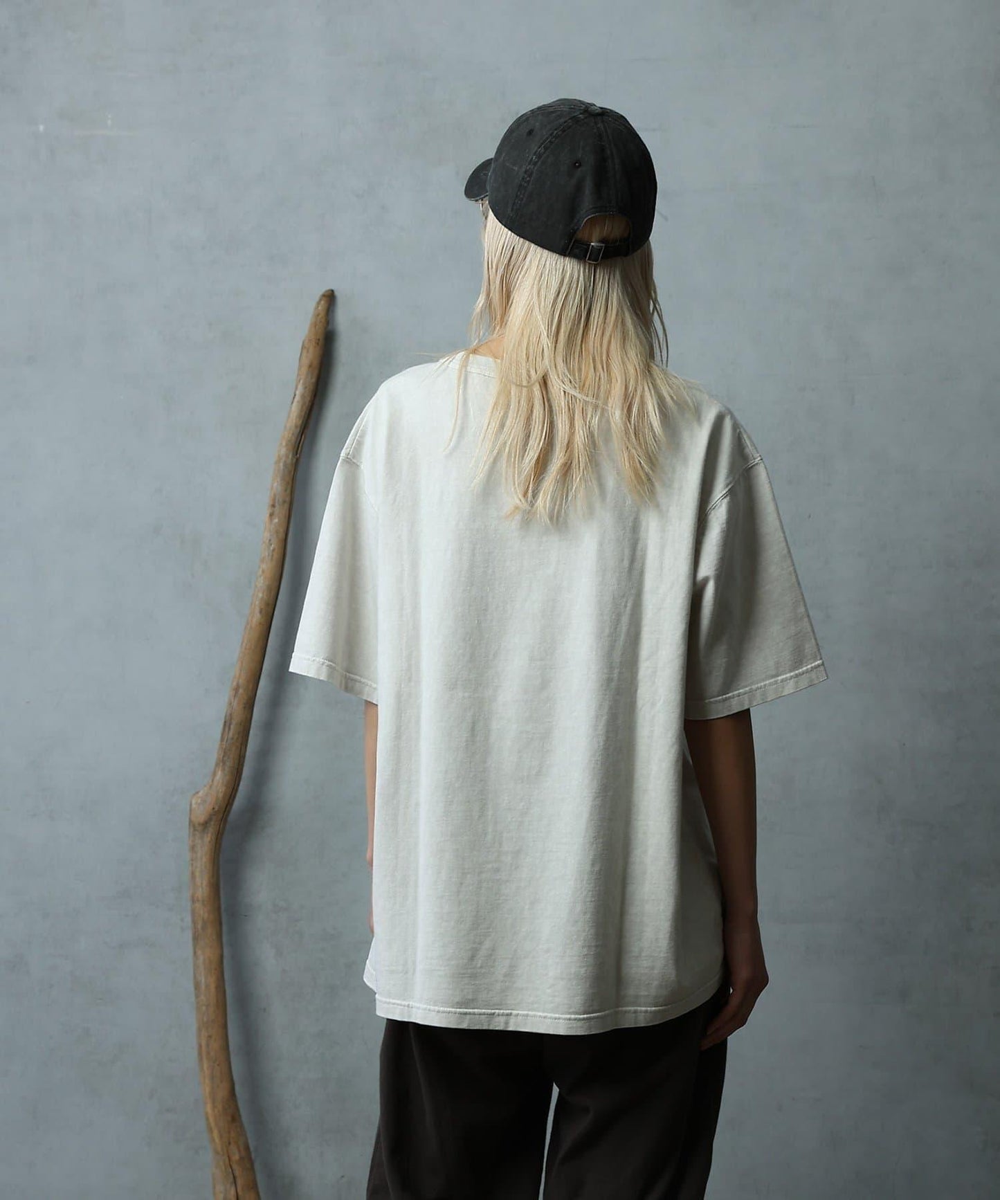 paradigm 生物酶洗褪色圓領短袖T恤