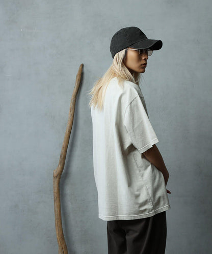 paradigm 生物酶洗褪色圓領短袖T恤