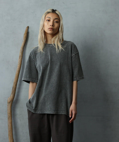 paradigm 生物酶洗褪色圓領短袖T恤