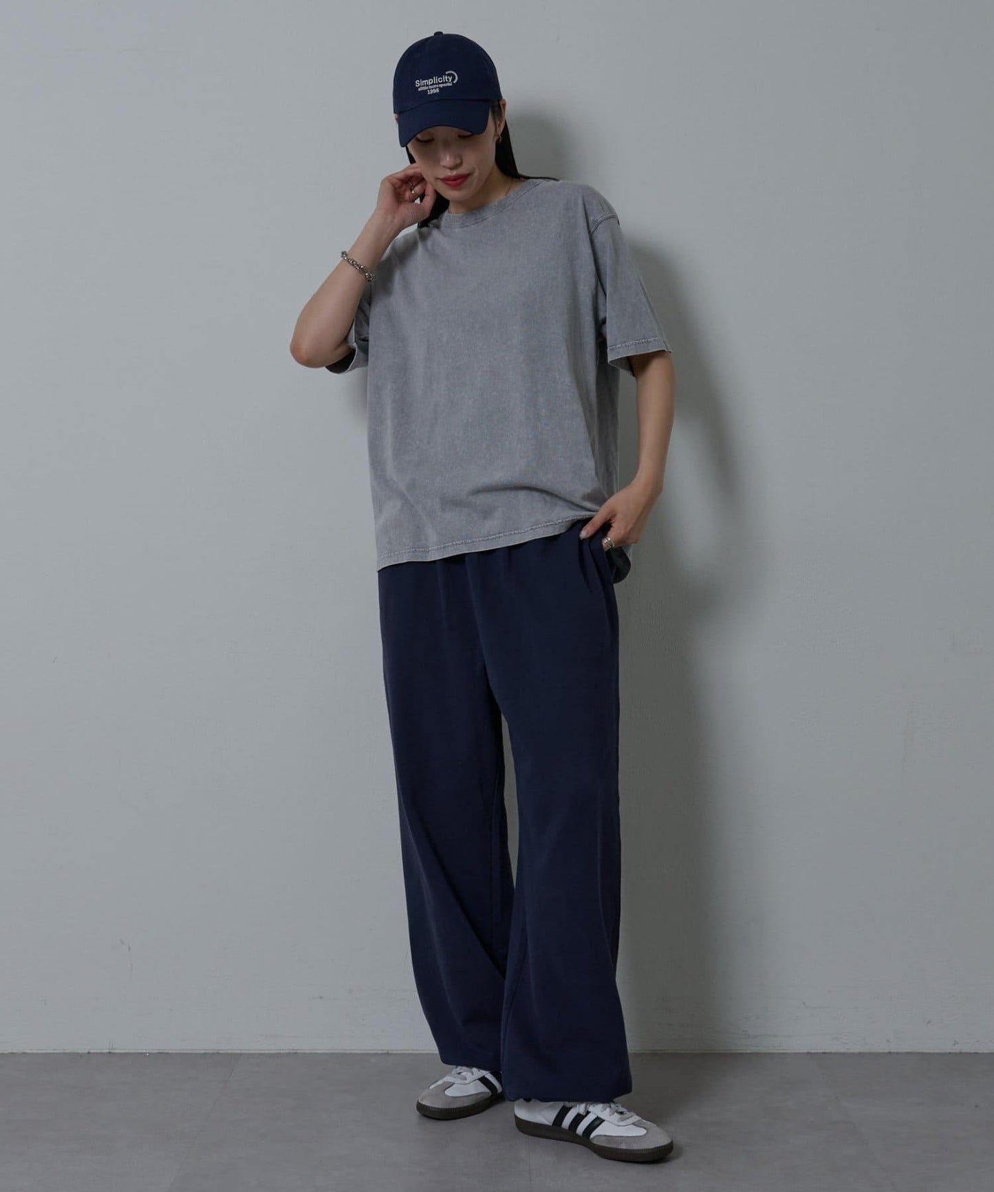 paradigm 生物酶洗褪色圓領短袖T恤