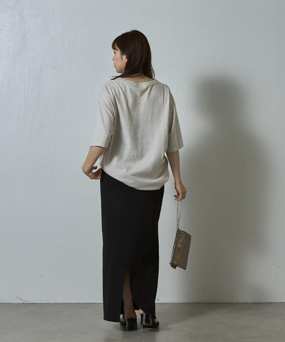 paradigm 生物酶洗褪色圓領短袖T恤