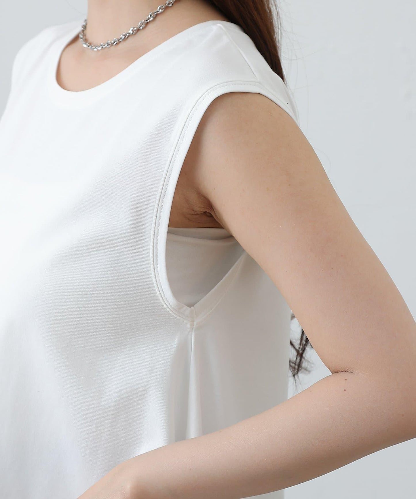 蕾絲下襬 不規則下襬 無袖 套頭上衣