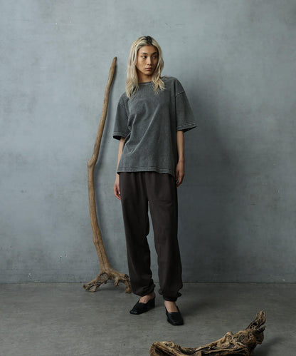 paradigm 生物酶洗褪色圓領短袖T恤