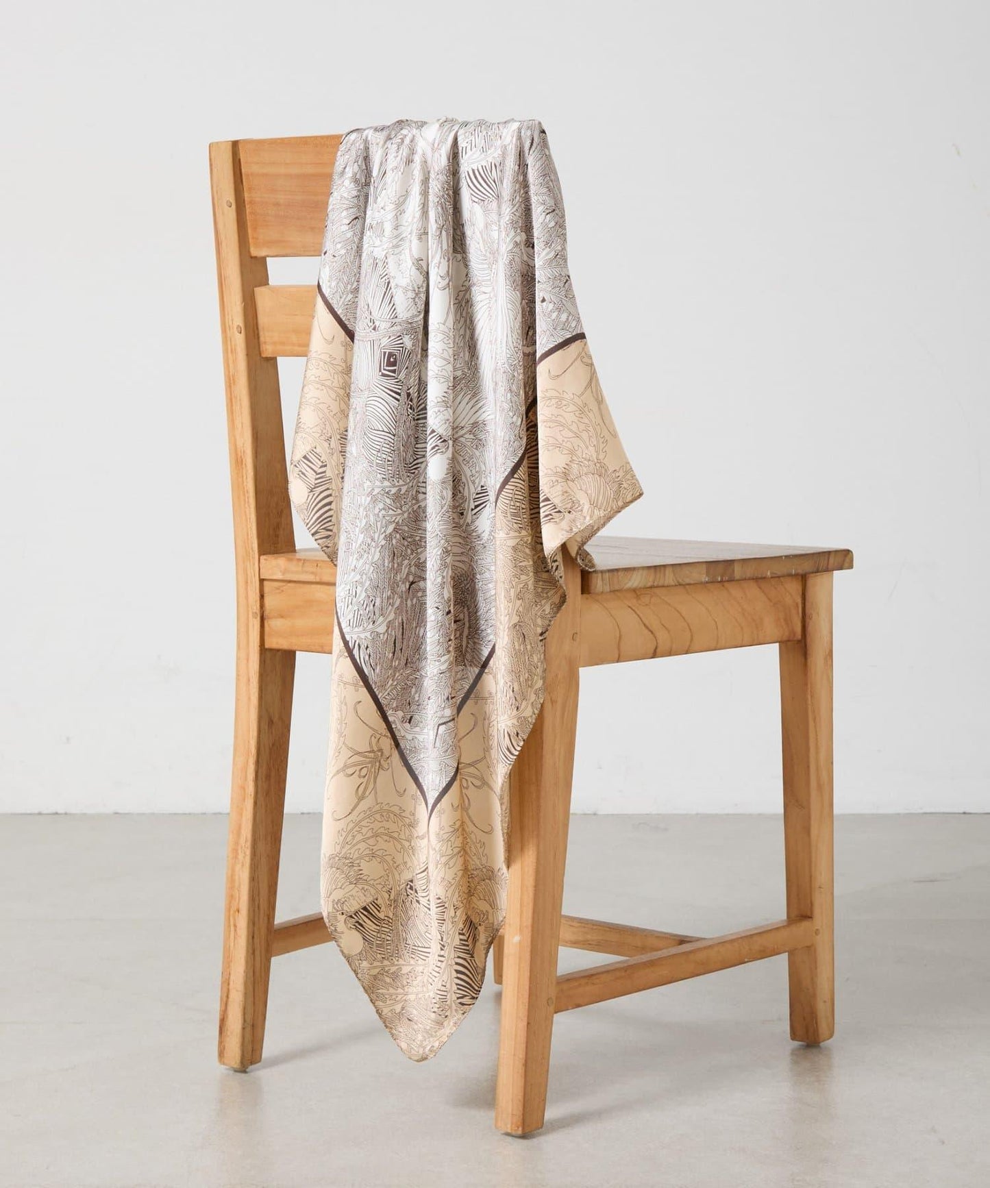 東方圖案大尺寸絲巾 90×90