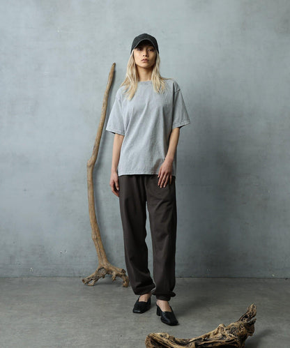 paradigm 生物酶洗褪色圓領短袖T恤