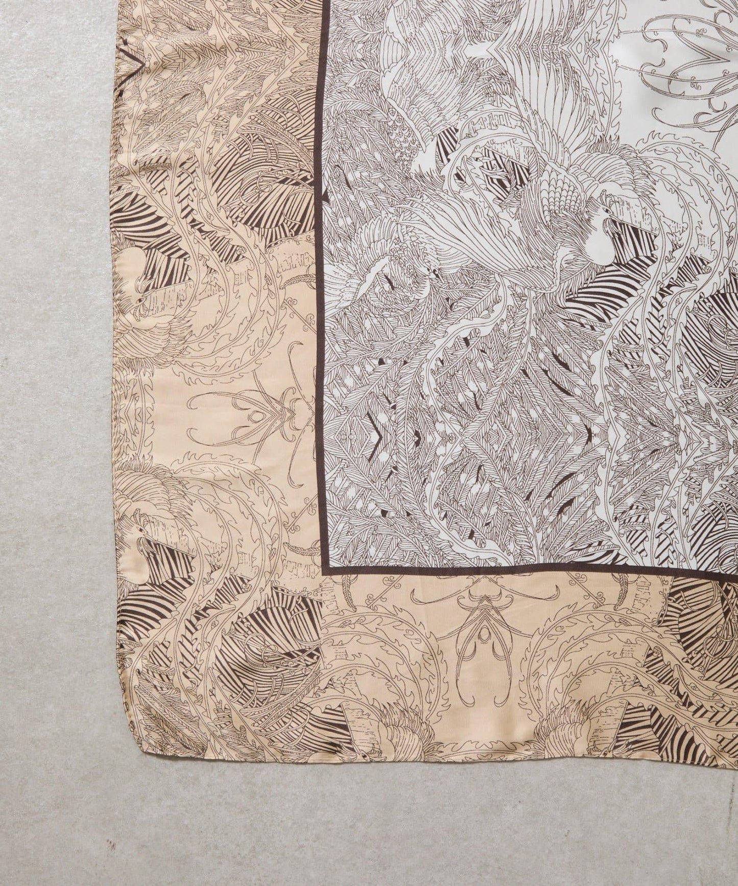 東方圖案大尺寸絲巾 90×90