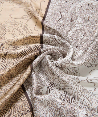 東方圖案大尺寸絲巾 90×90