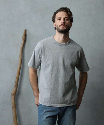 paradigm 生物酶洗褪色圓領短袖T恤