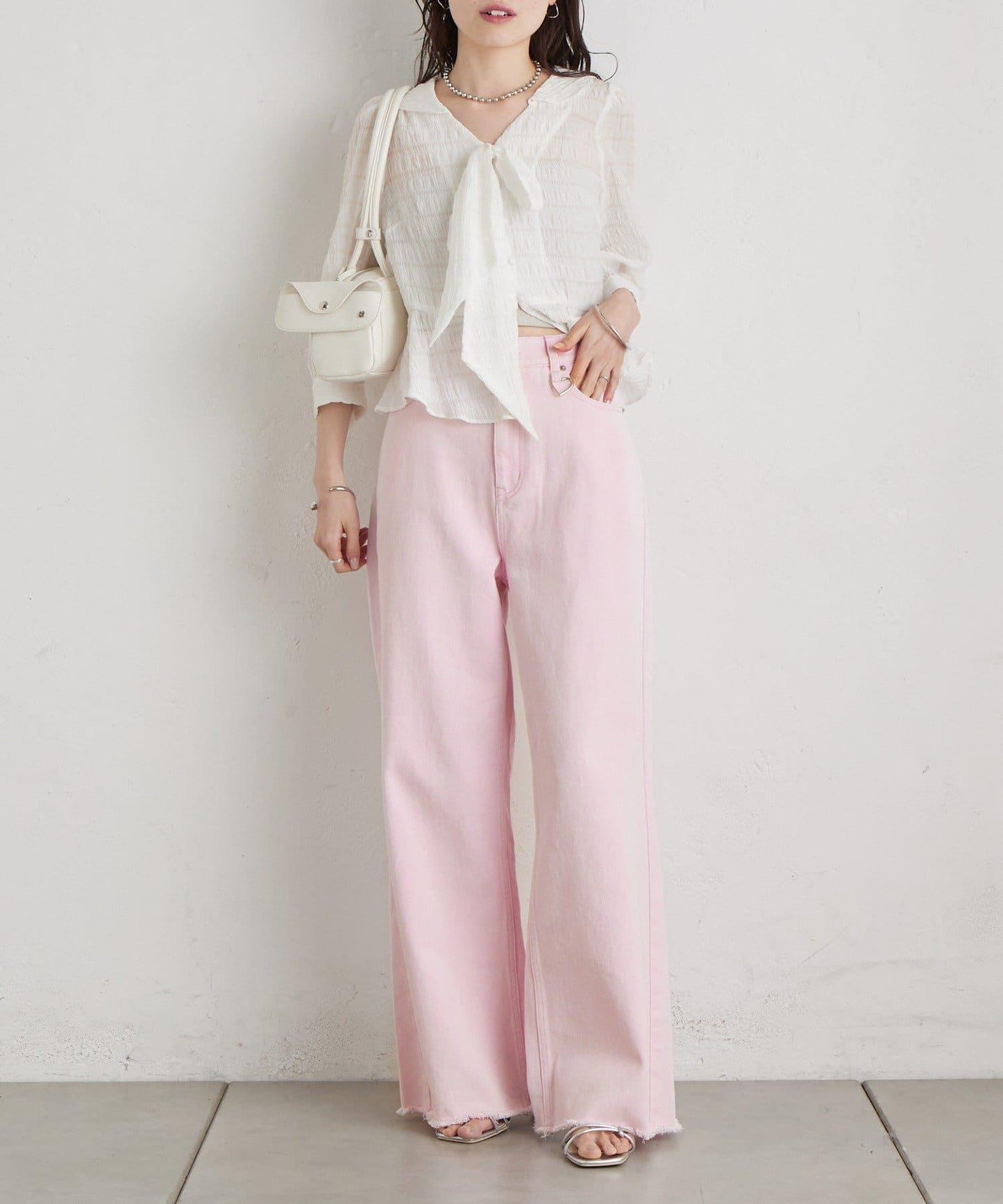 心形掛飾 彩色 褲子