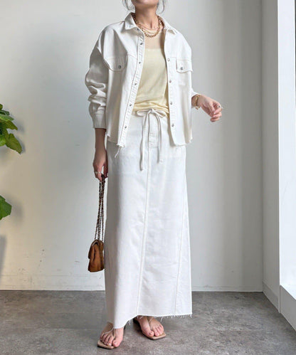 可成套搭配 短款 牛仔 襯衫