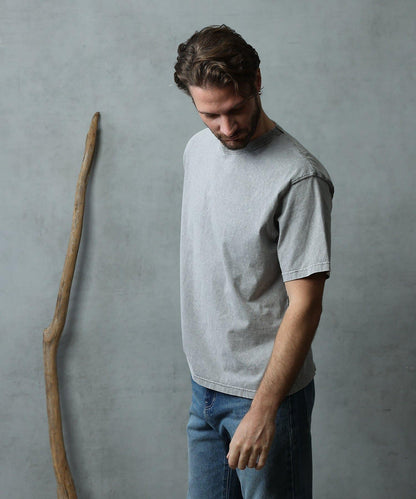 paradigm 生物酶洗褪色圓領短袖T恤