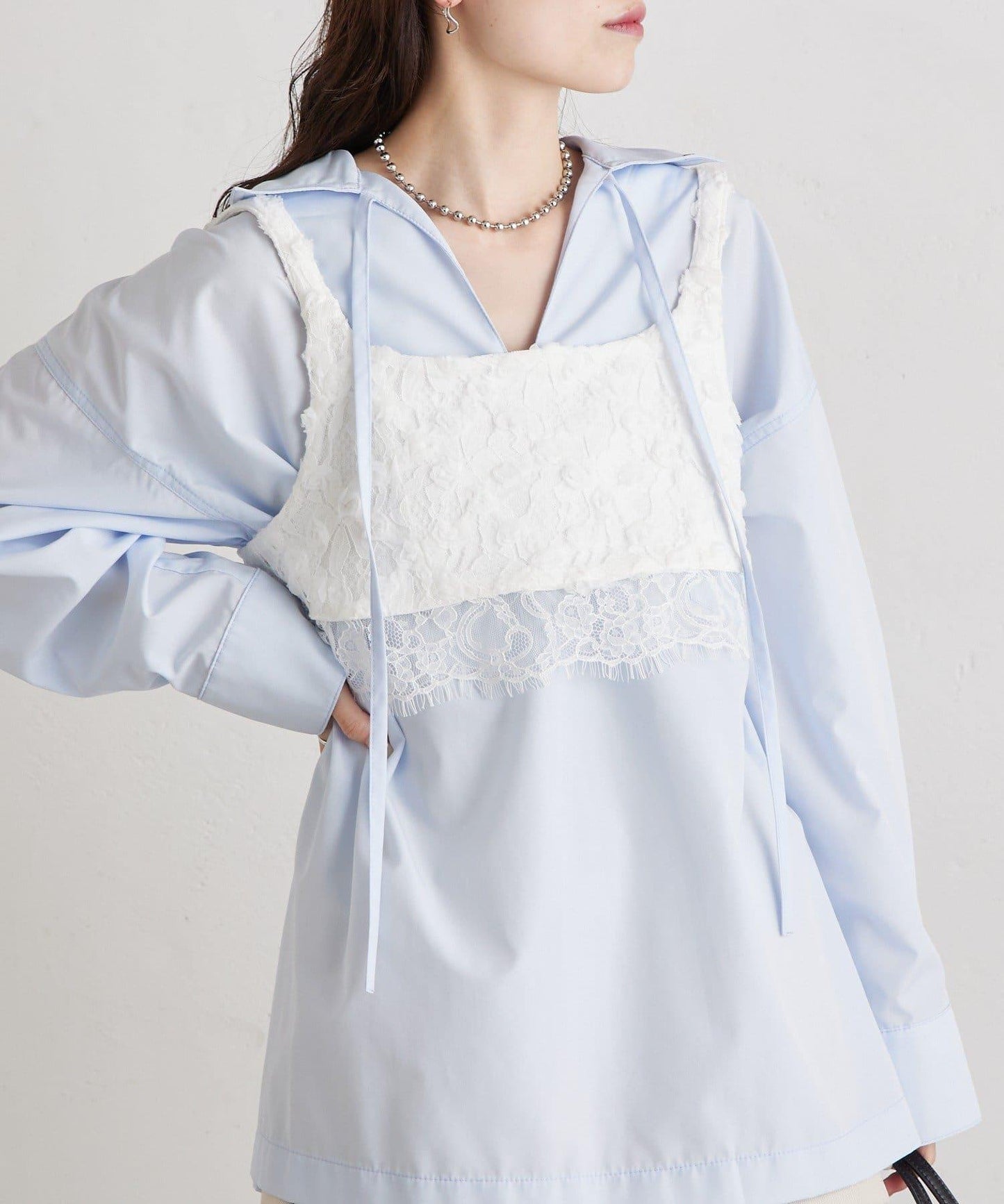 花卉蕾絲 束胸上衣