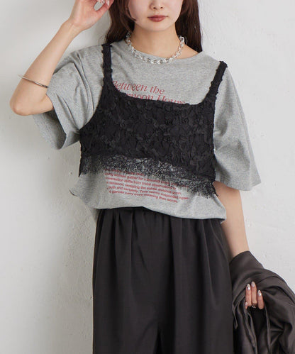花卉蕾絲 束胸上衣