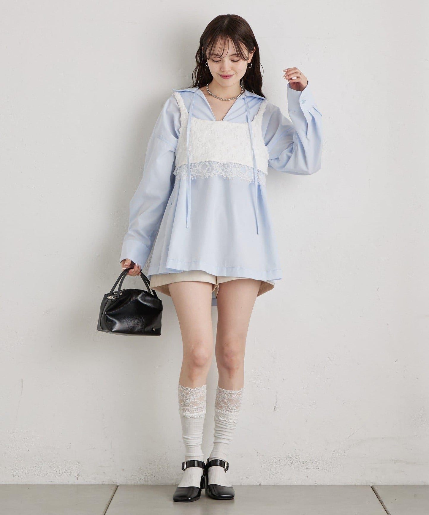 花卉蕾絲 束胸上衣