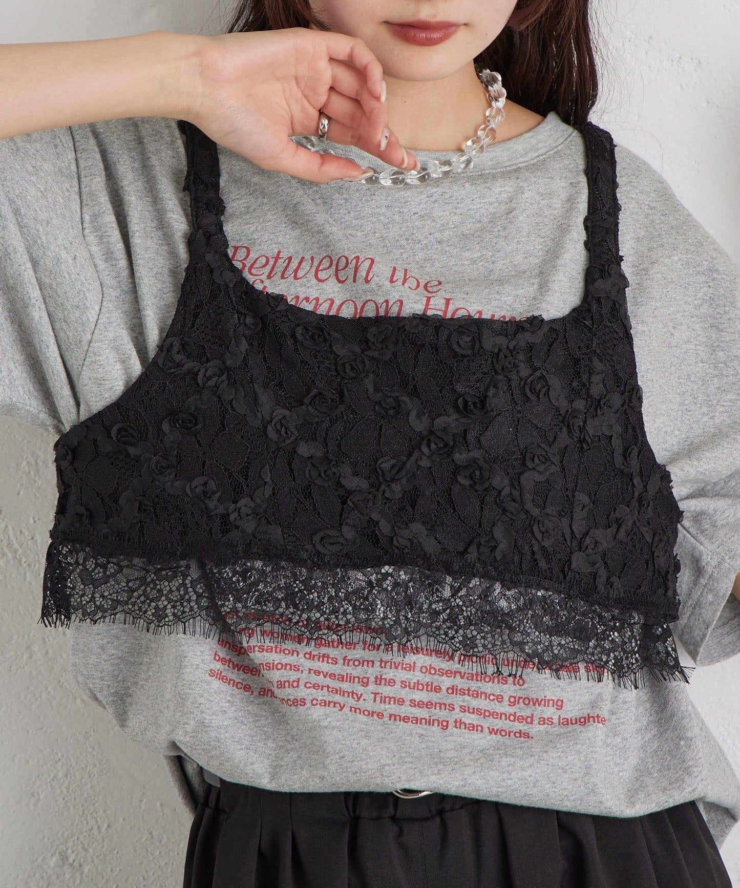 花卉蕾絲 束胸上衣