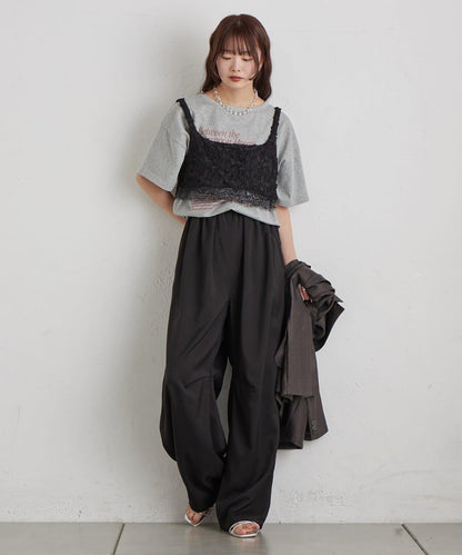 花卉蕾絲 束胸上衣