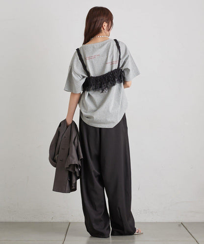 花卉蕾絲 束胸上衣