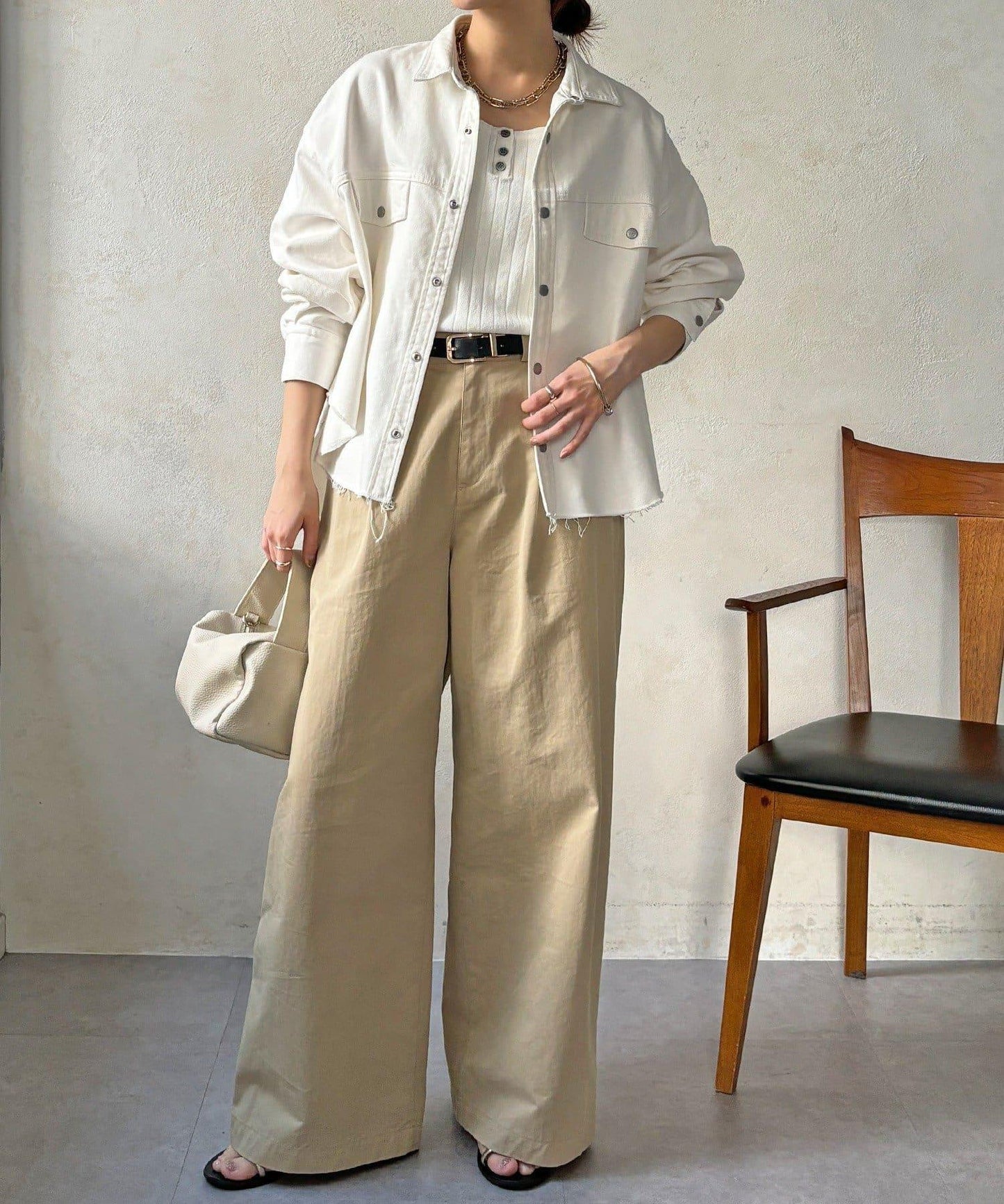 可成套搭配 短款 牛仔 襯衫