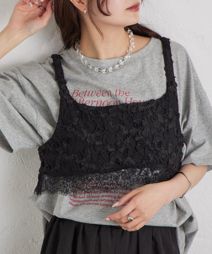 花卉蕾絲 束胸上衣