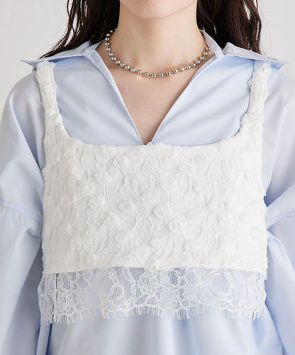 花卉蕾絲 束胸上衣
