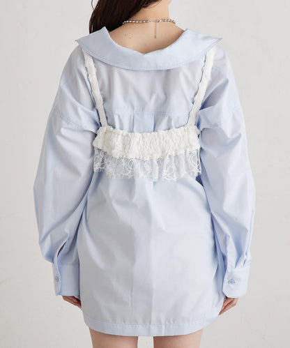 花卉蕾絲 束胸上衣