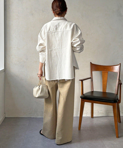 可成套搭配 短款 牛仔 襯衫