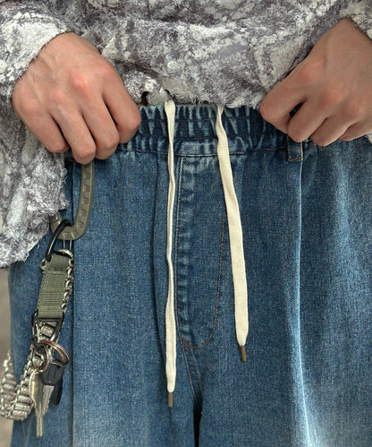 休閒彎刀帆布褲子