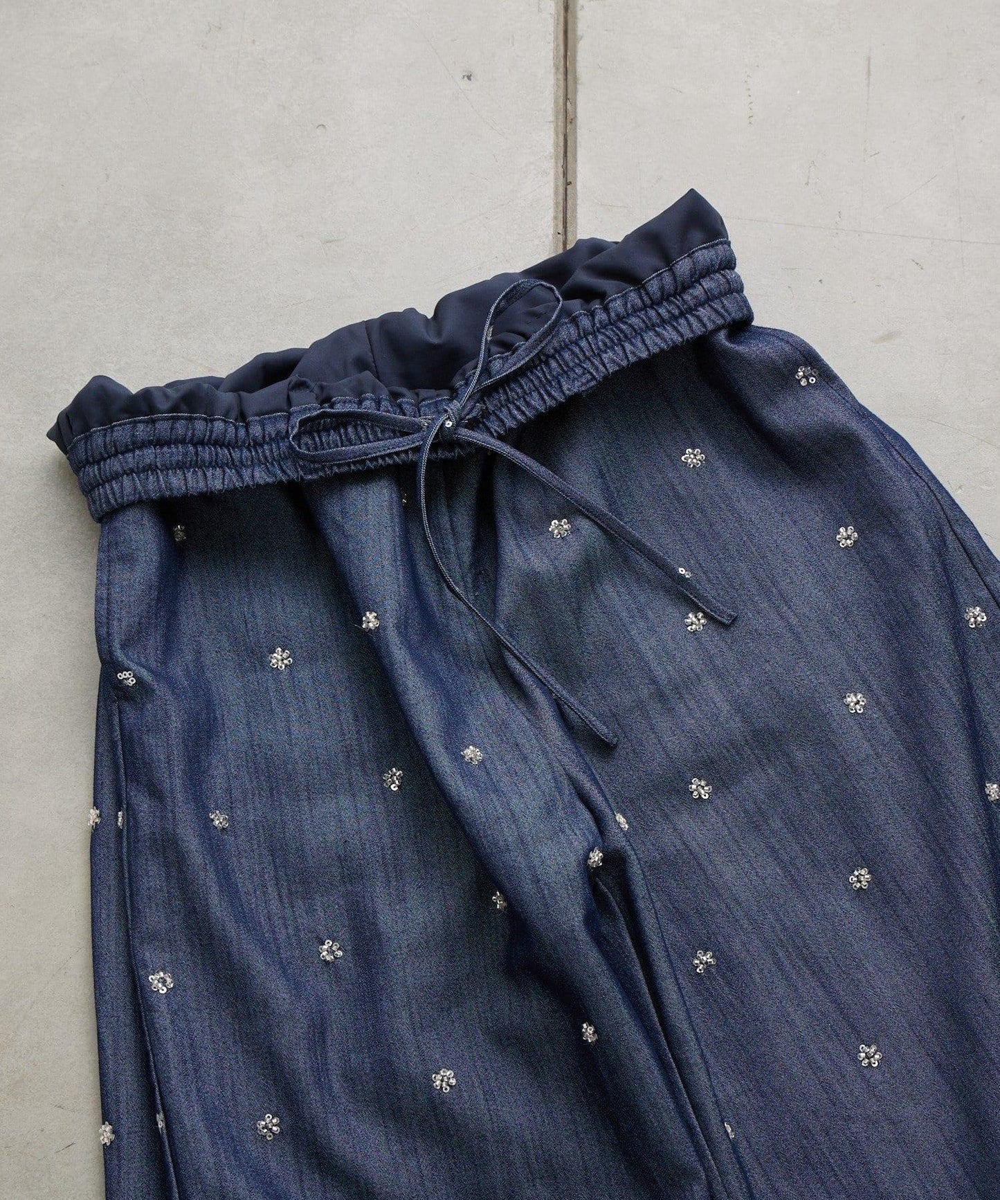 花卉圖案西裝褲