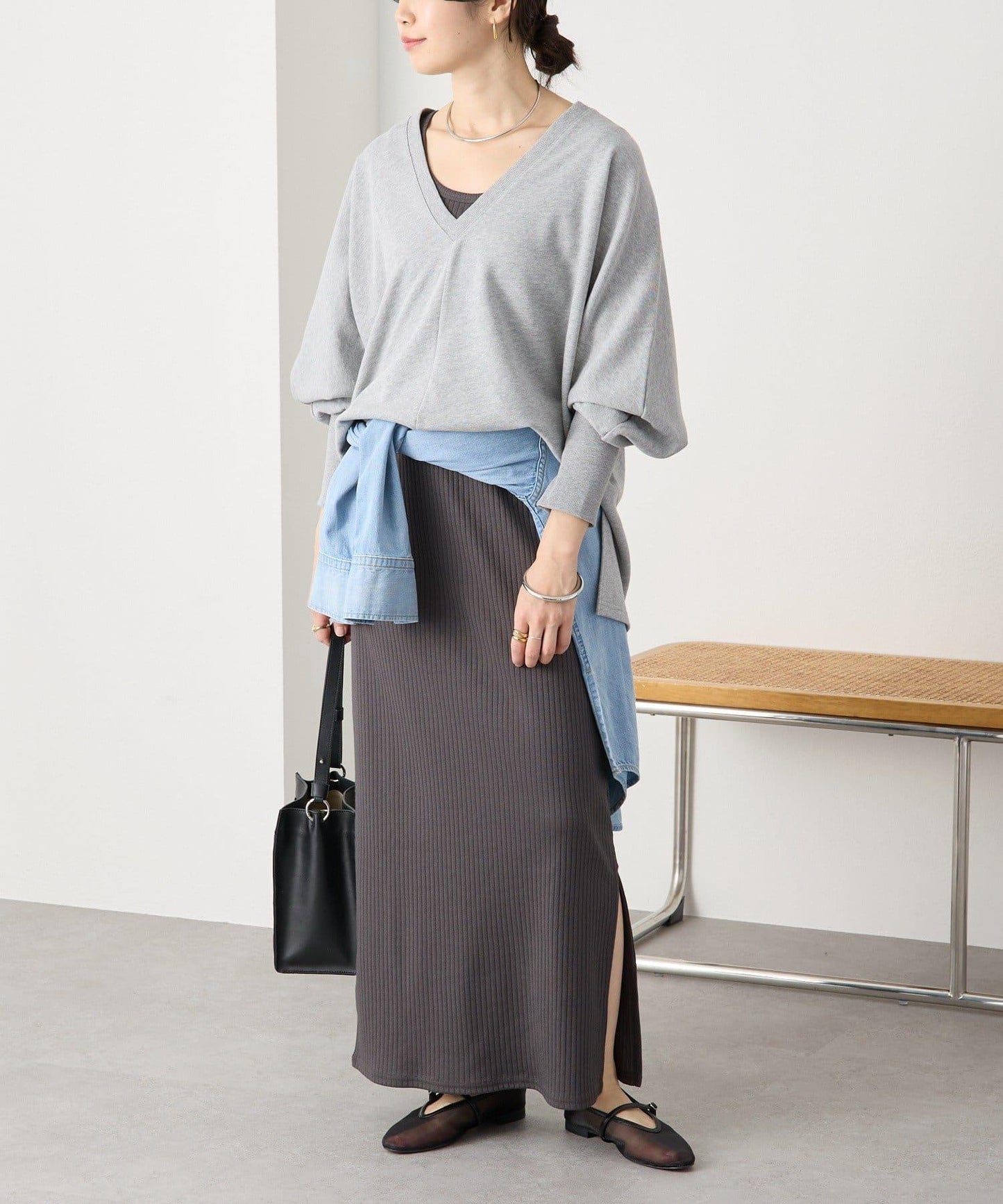 隨性風 蝙蝠袖寬鬆 衛衣 款