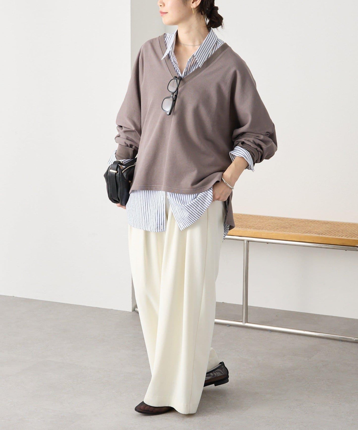 隨性風 蝙蝠袖寬鬆 衛衣 款