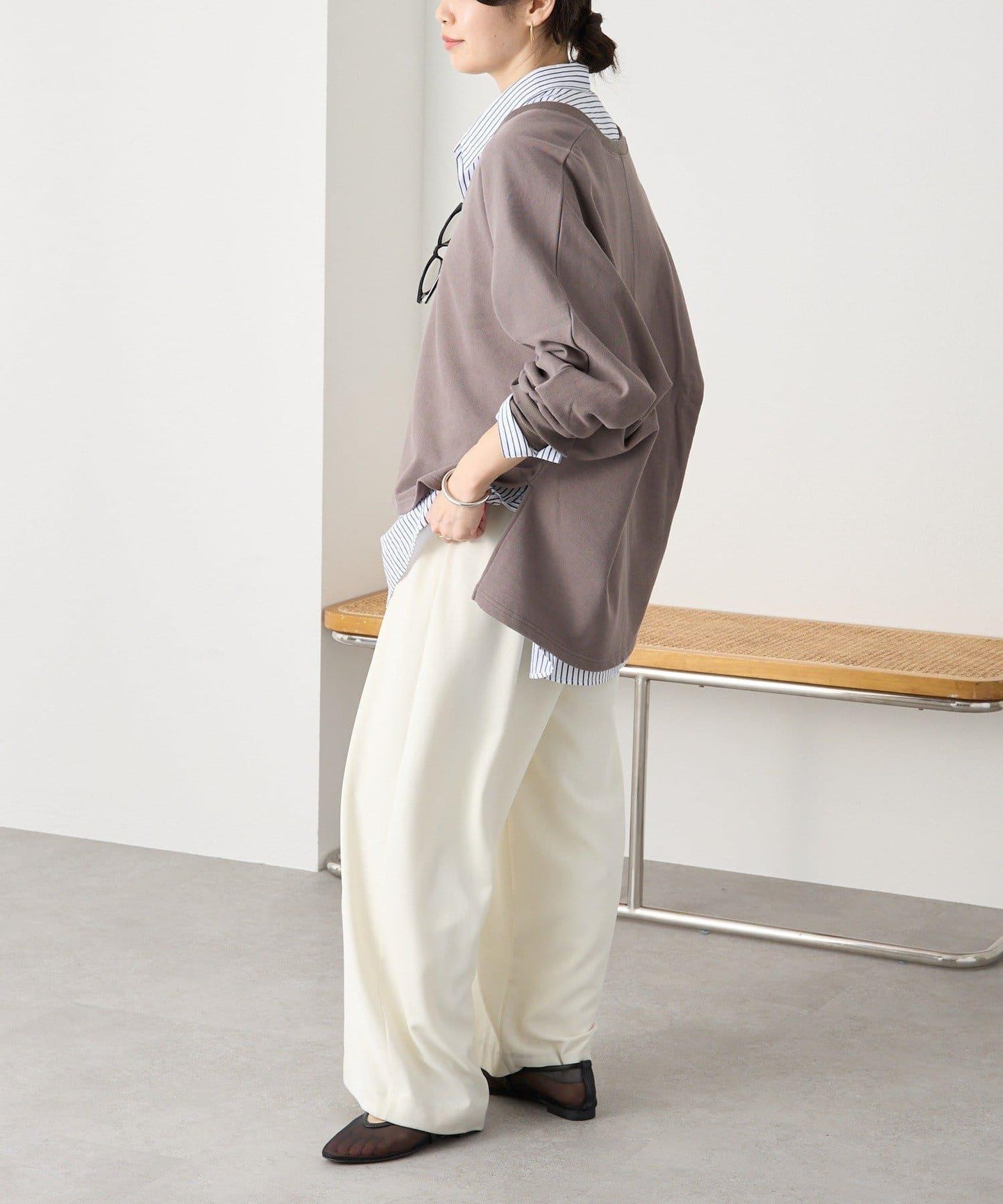 隨性風 蝙蝠袖寬鬆 衛衣 款