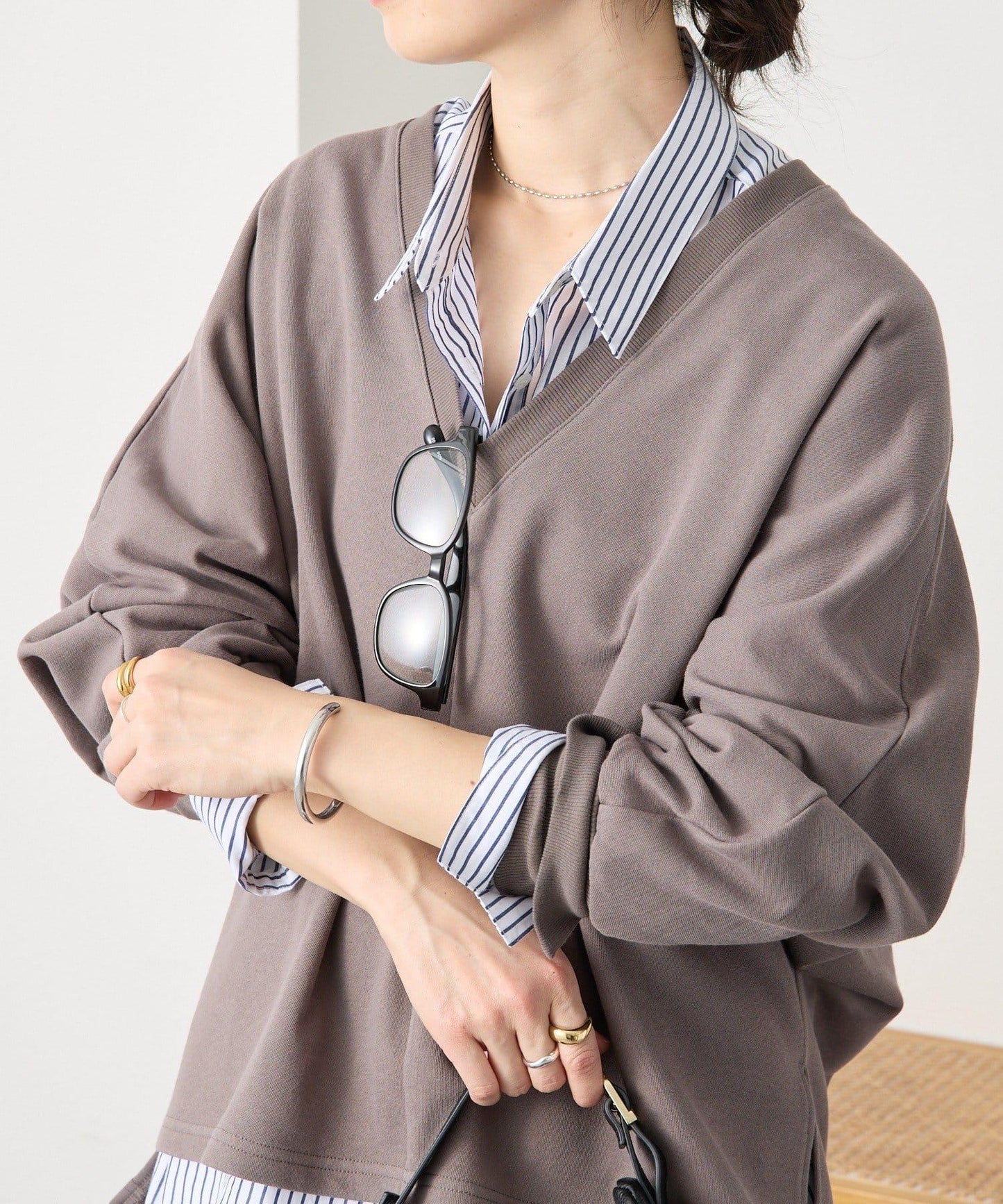 隨性風 蝙蝠袖寬鬆 衛衣 款